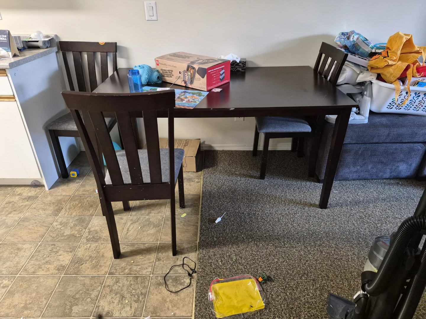 Dining set table  3 chairs - photo 5