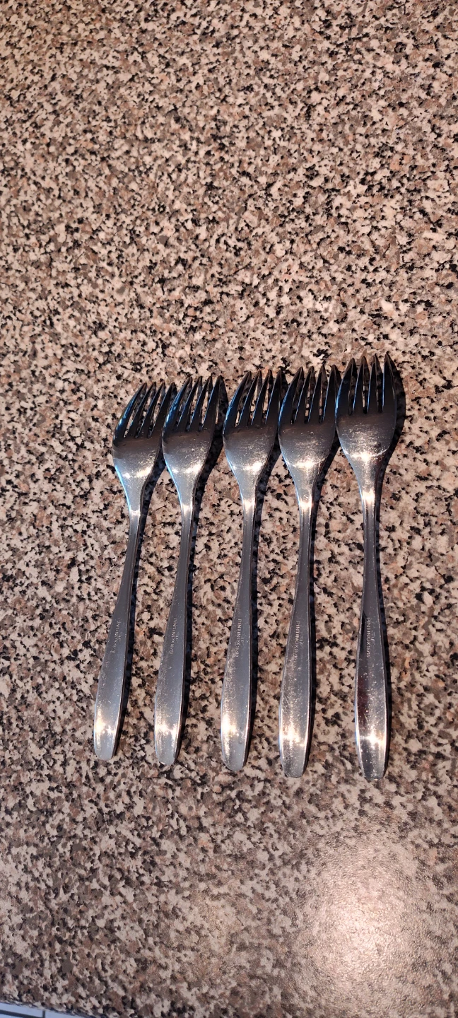 Set of 5 Stainless Steel Forks - photo 2