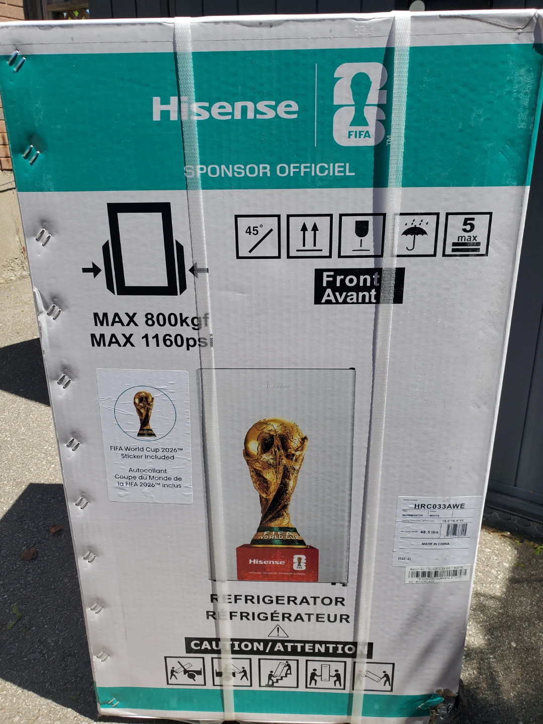 HISENSE REFRIGERATOR  NEW - photo 2