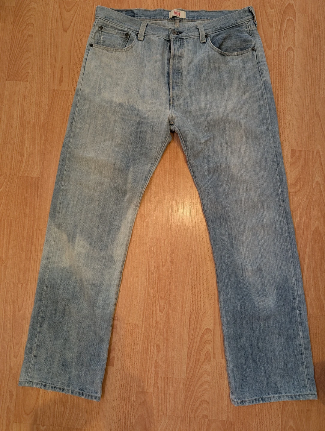 Levi's 501 Light Wash Denim Jeans