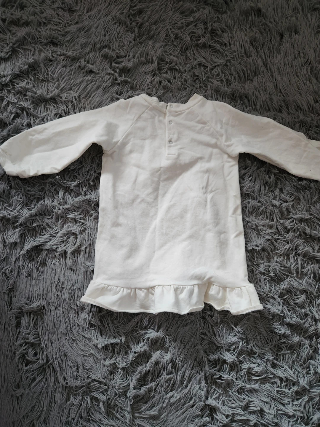 Moschino Baby Girls White Teddy Bear Ruffle Dress - photo 4