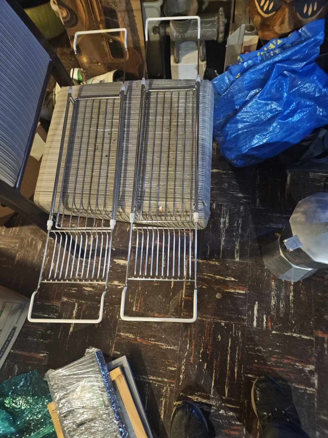 Chrome Wire Shelves (Set of 2) - photo 2