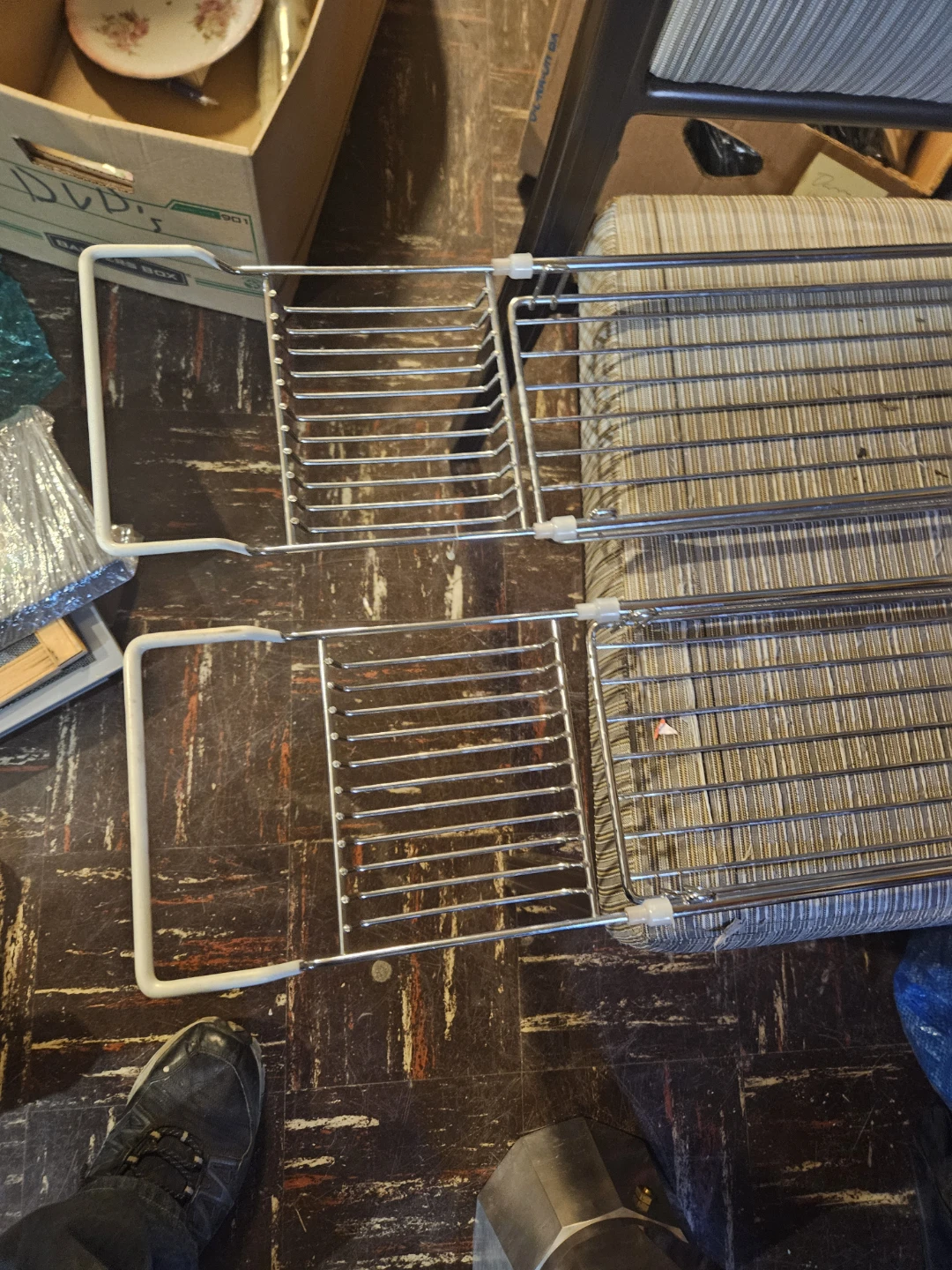 Chrome Wire Shelves (Set of 2) - photo 3