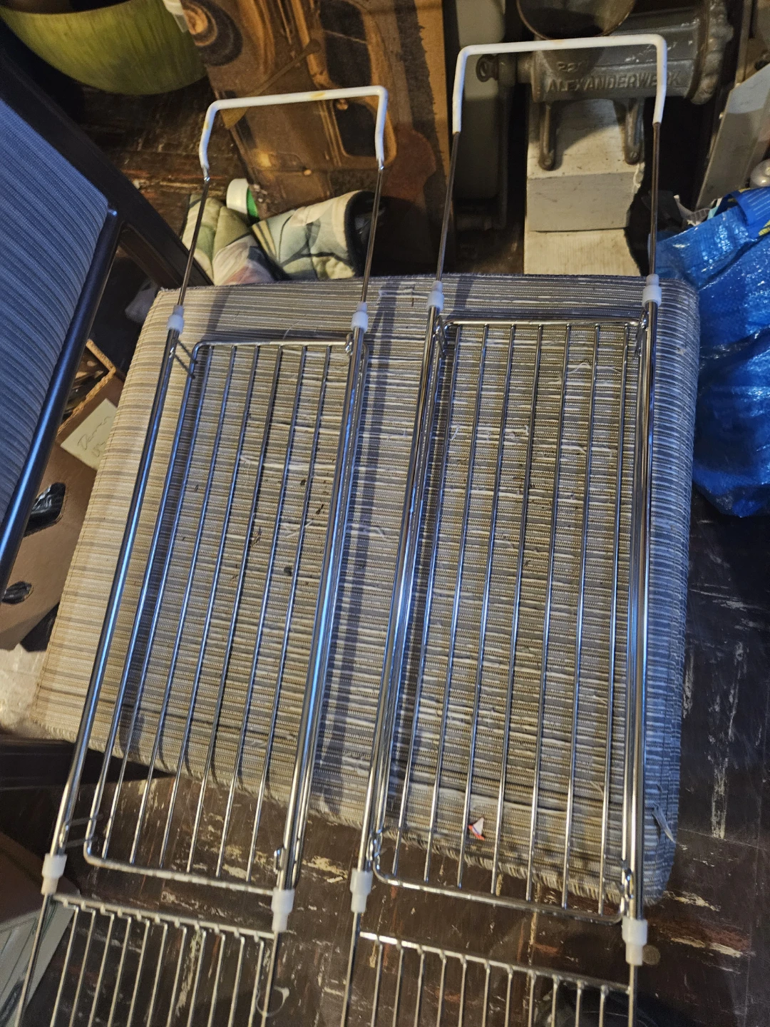 Chrome Wire Shelves (Set of 2) - photo 4