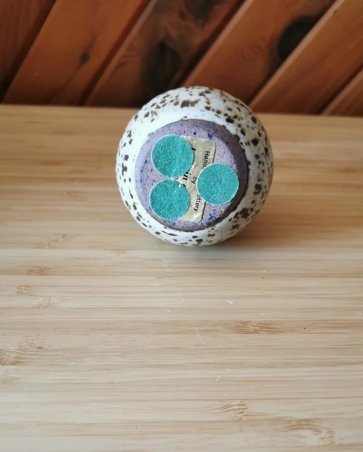 Vintage Signed Handmade Studio Pottery Bud Vase Lorraine Oberg - photo 5