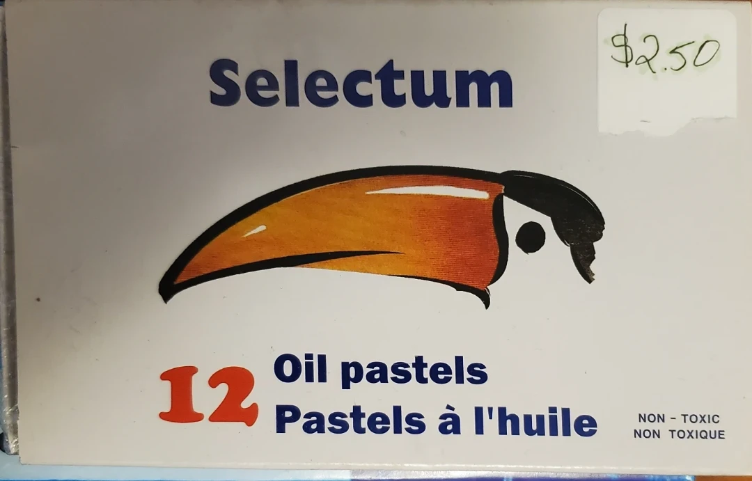 12 Selectum Oil Pastels & Watercolours & bonus