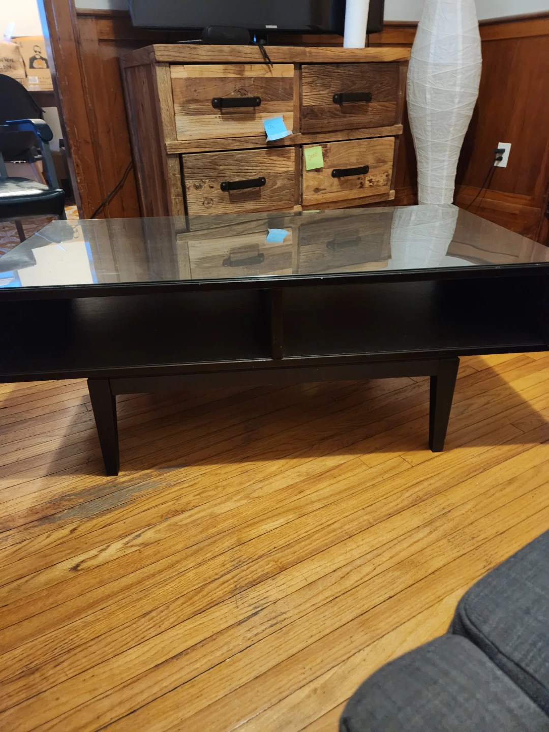 Wood & Glass Ikea coffee table - photo 3