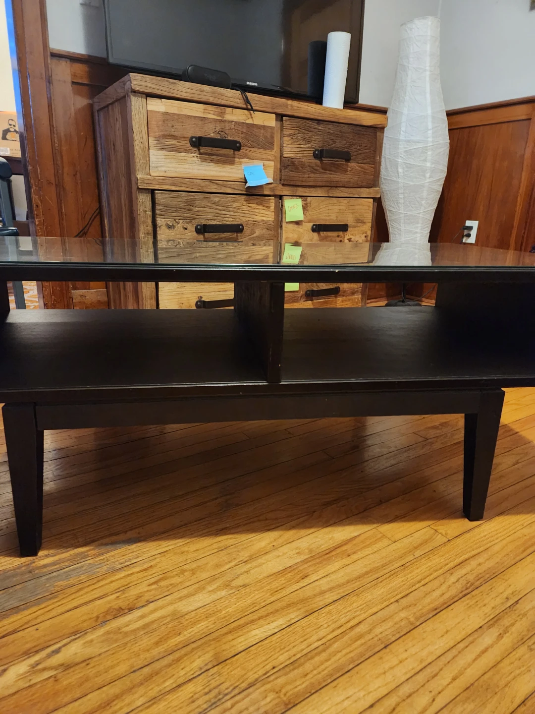 Wood & Glass Ikea coffee table - photo 4