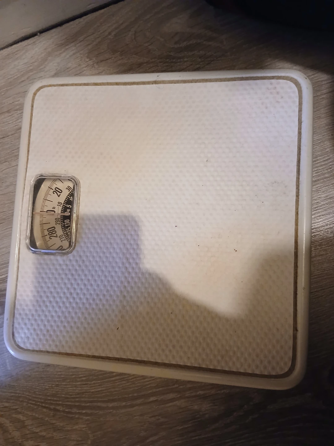 White Bathroom Scale