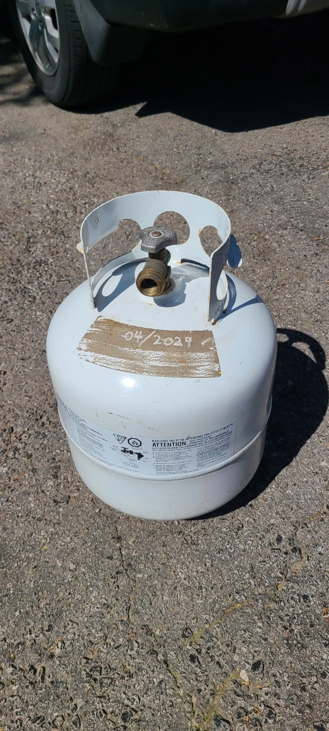 Propane Tank - Valid, Empty, Still Good To Use until Apr. 2029