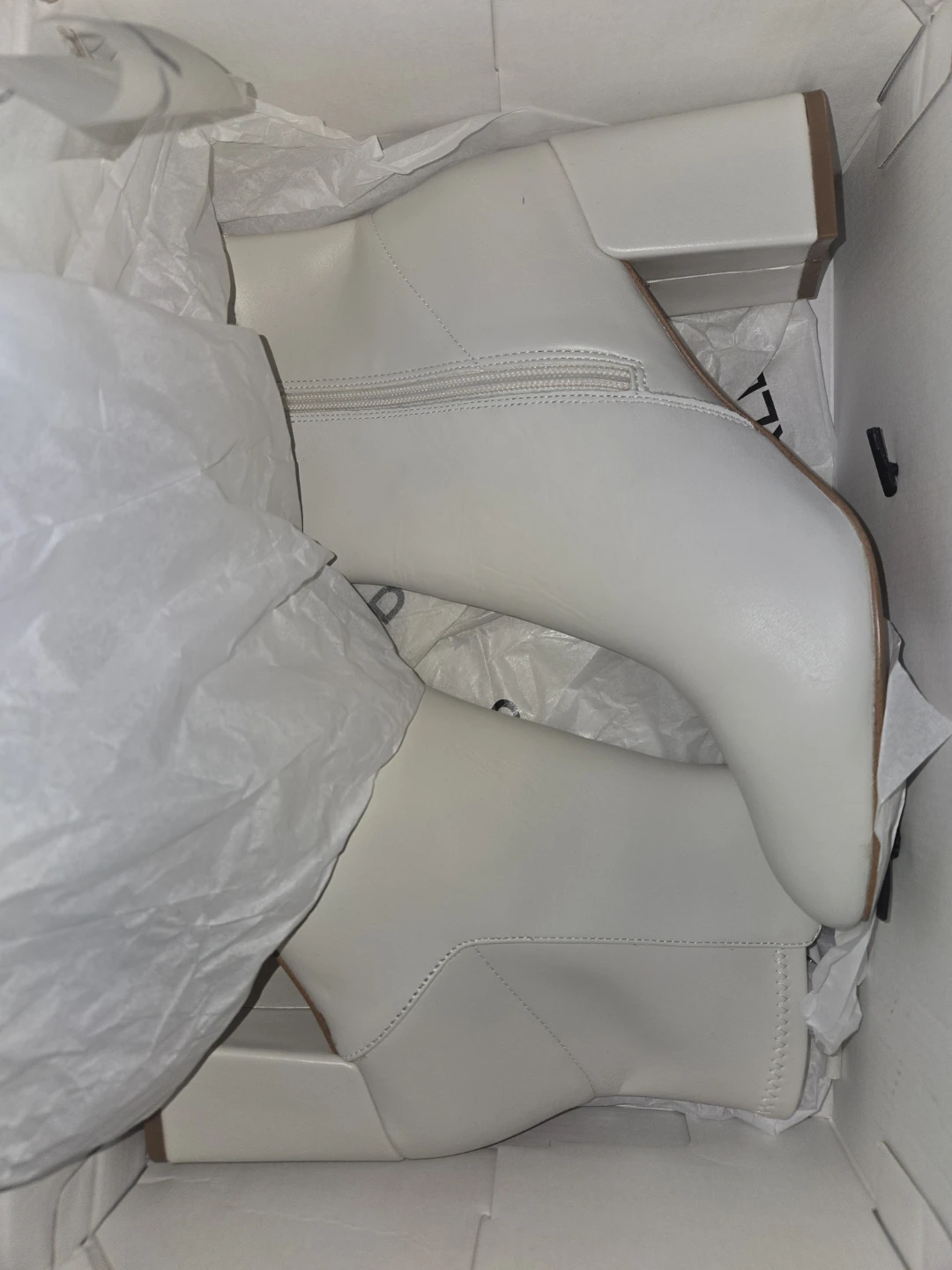 ALDO Satorimini-121 White Ankle Boots - US 10 - photo 2
