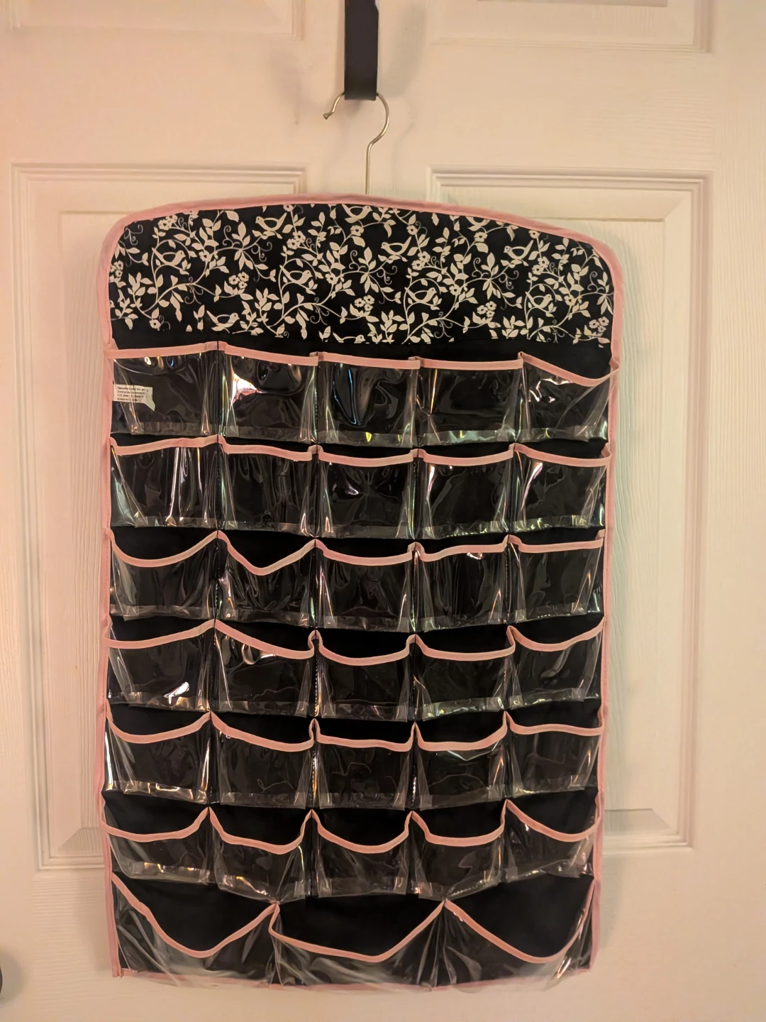 Hanging Organizer with 40 Clear Pockets
