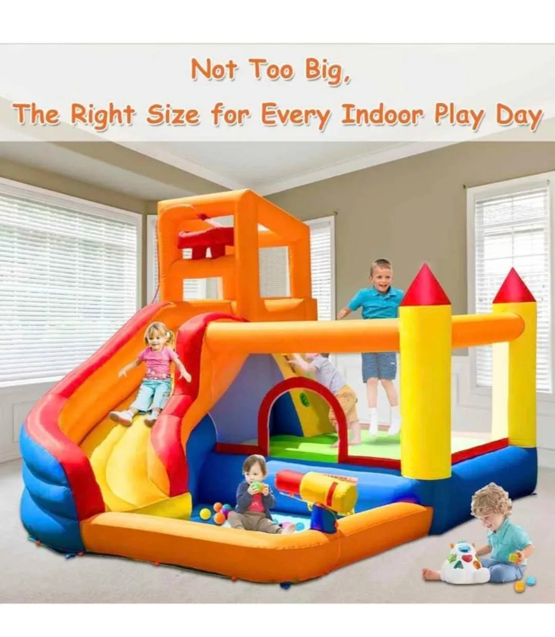 Huakastro Inflatable Water Slide Bouncy Castle for Kids - photo 4