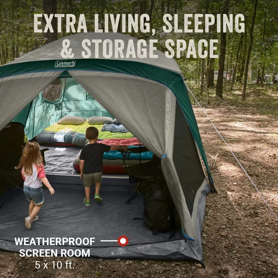 Coleman Skylodge 12 person Camping tent w/Cabin Screen - photo 4