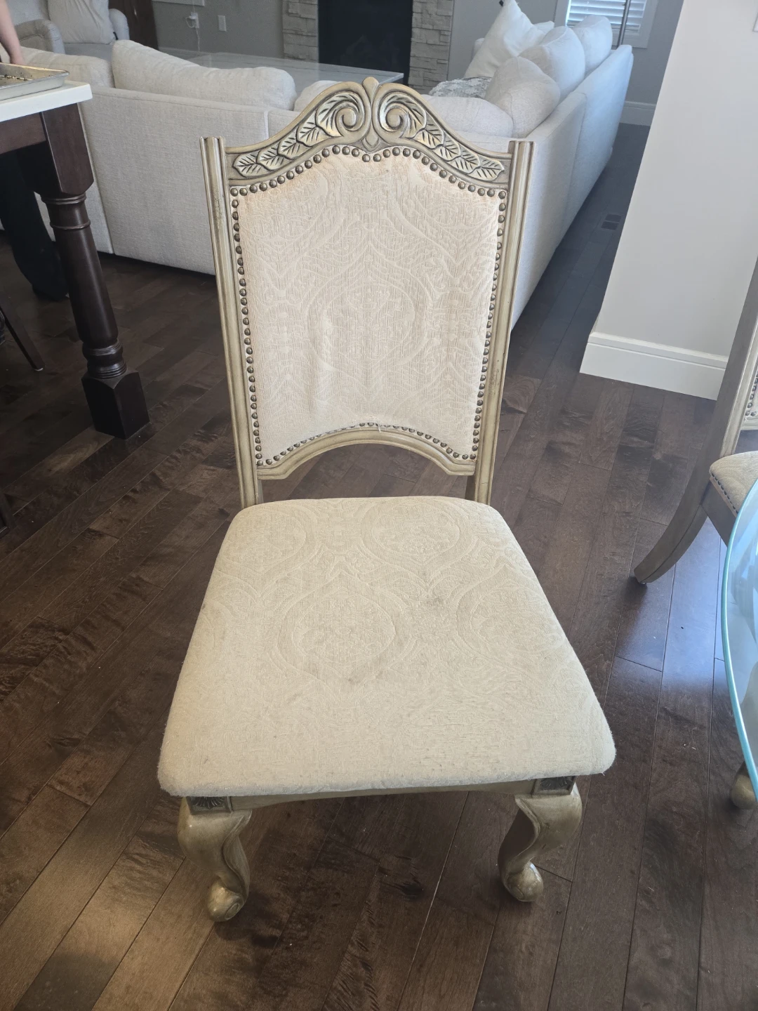 glass Dining Chairs and table (Set of 6) - photo 4