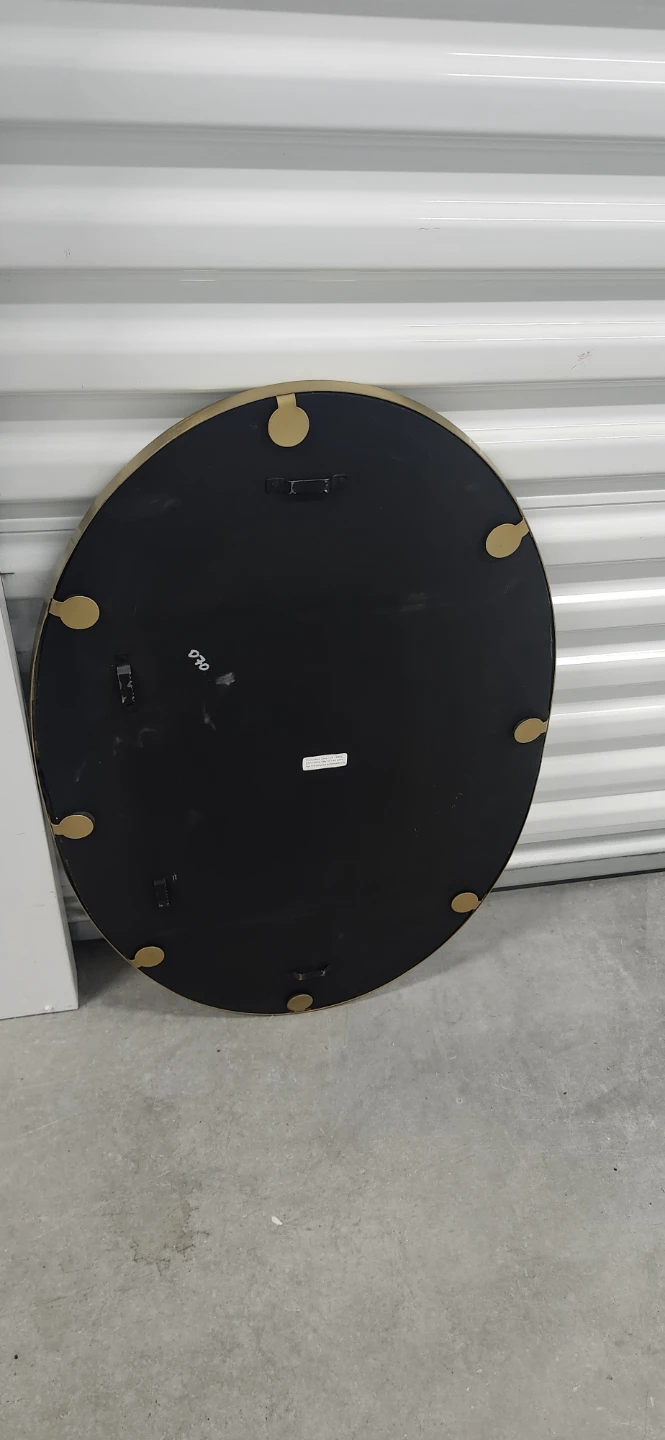 Metal frame wall mirror - photo 4