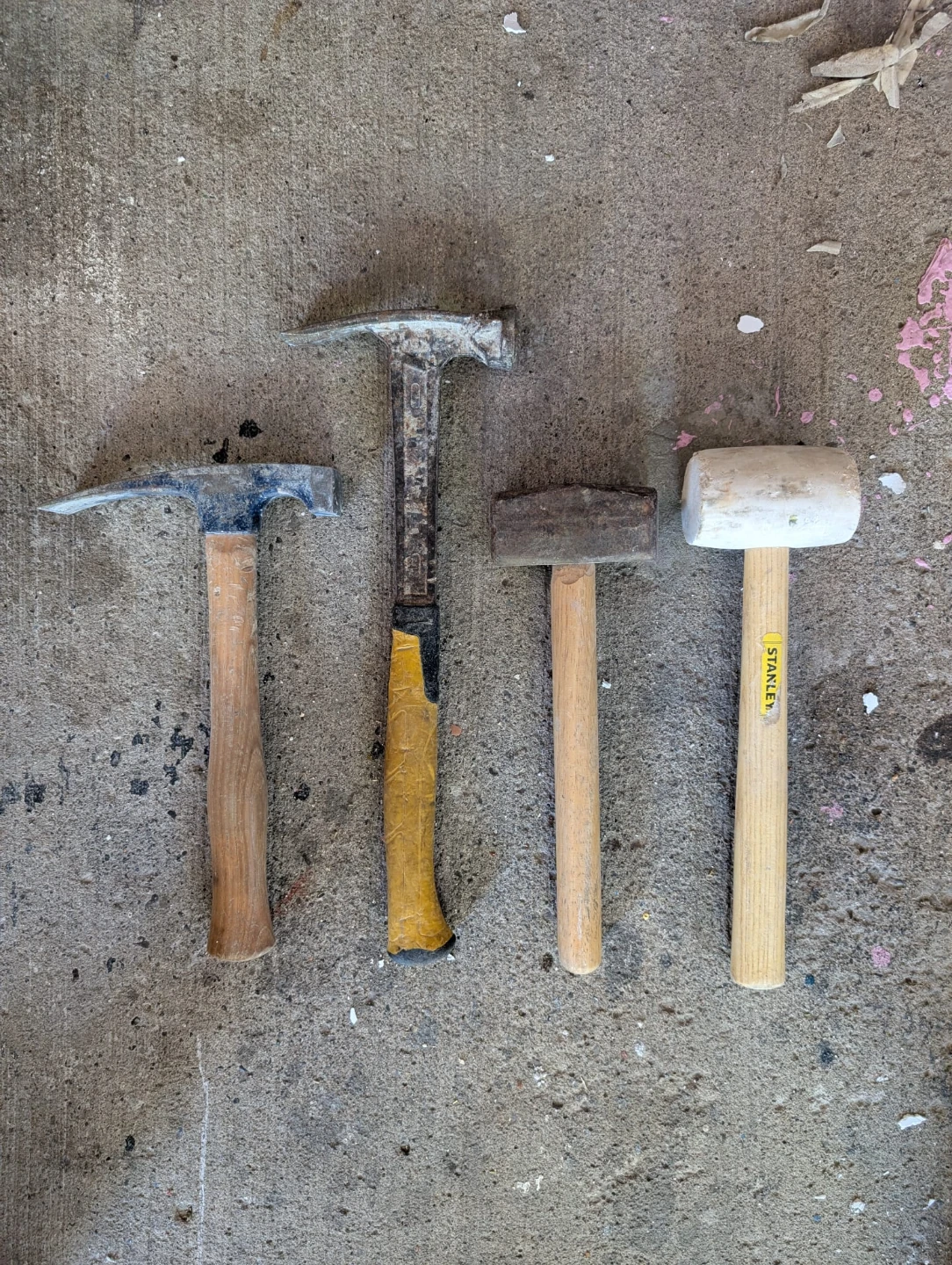 Set of 4 Assorted Hammers