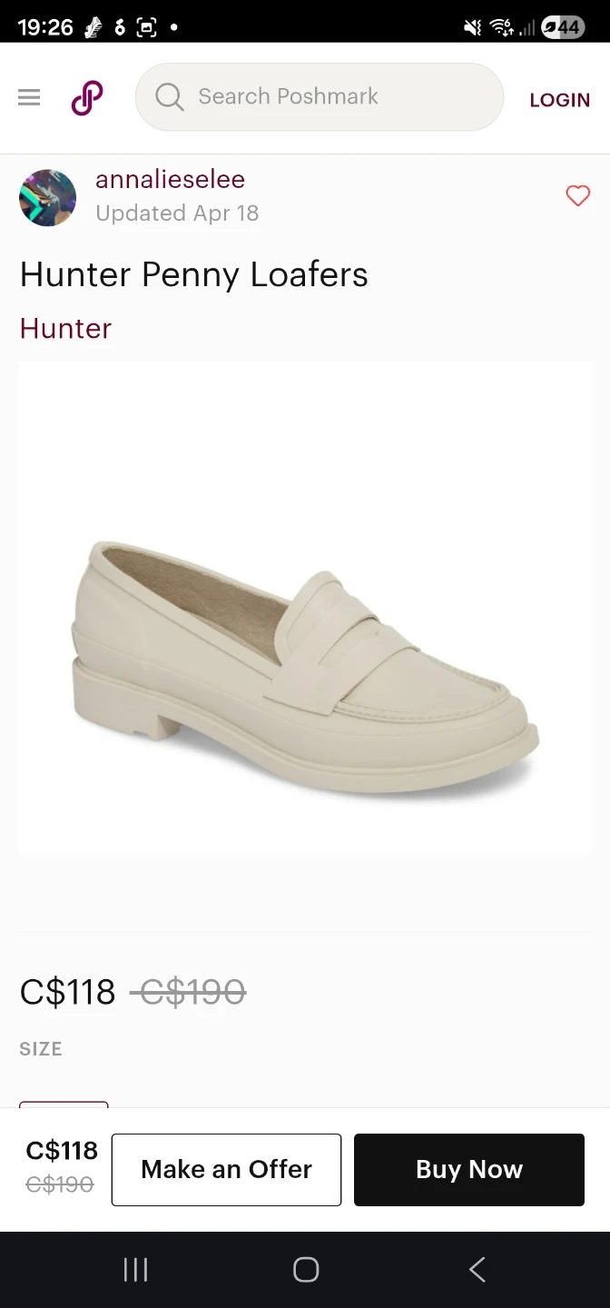 Hunter Penny Loafers us 7 - photo 3