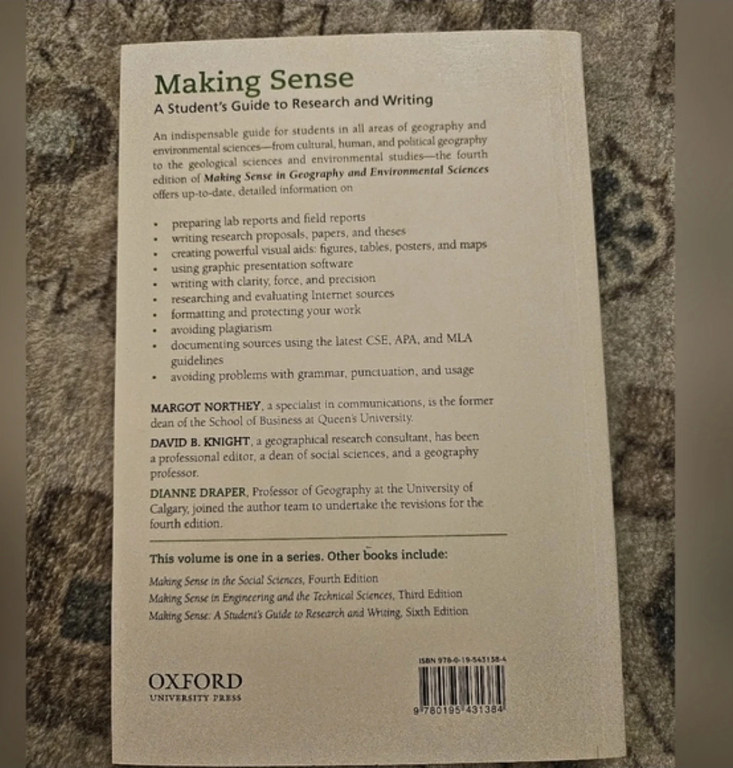 Making Sense: A Student's Guide to Research and Writing - photo 2