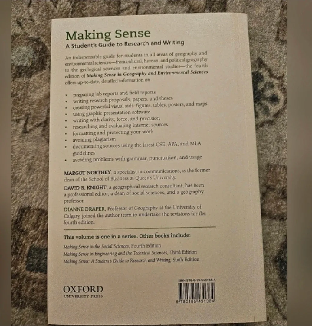 Making Sense: A Student's Guide to Research and Writing - photo 2