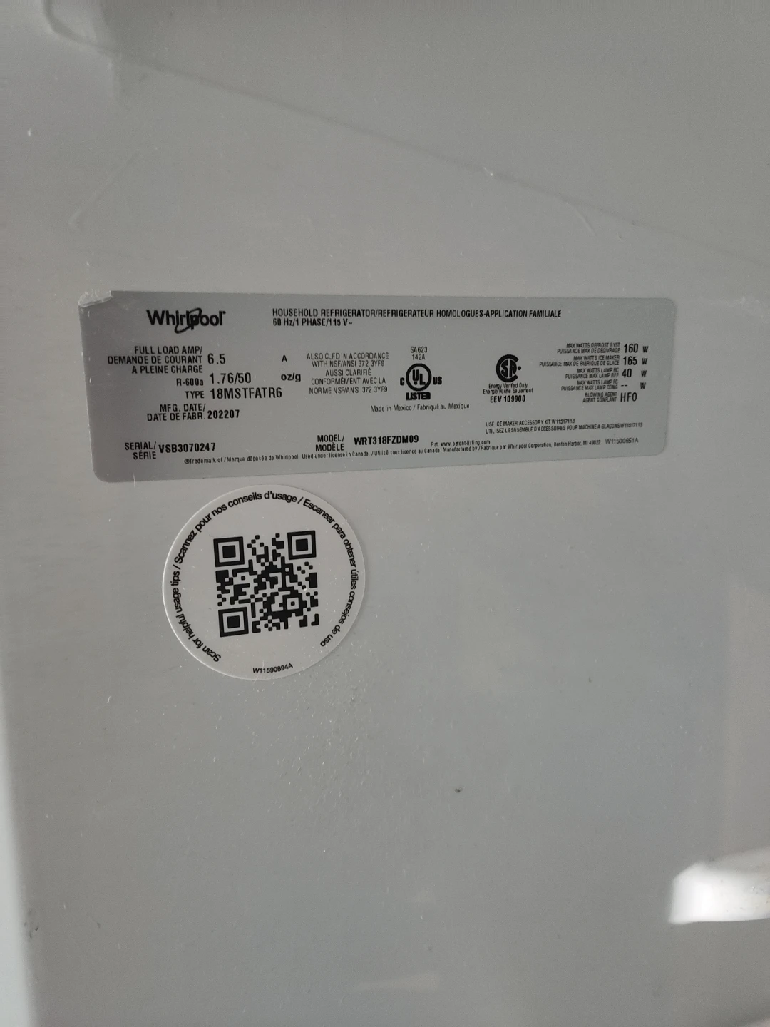 Whirlpool Refrigerator - photo 3