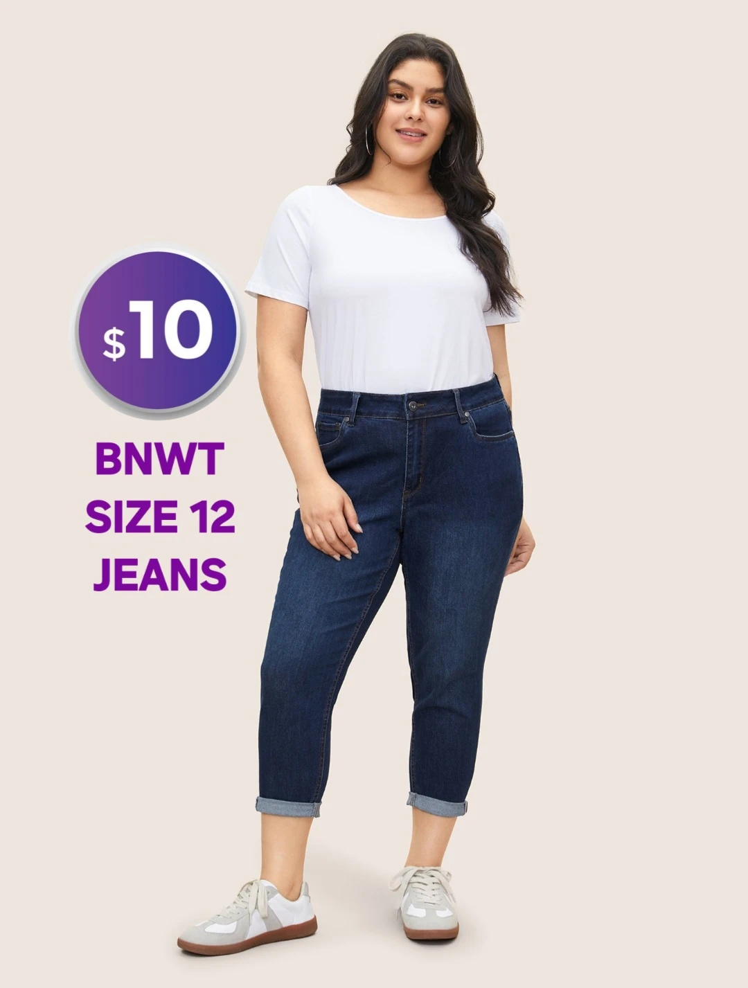 Cropped Jeans