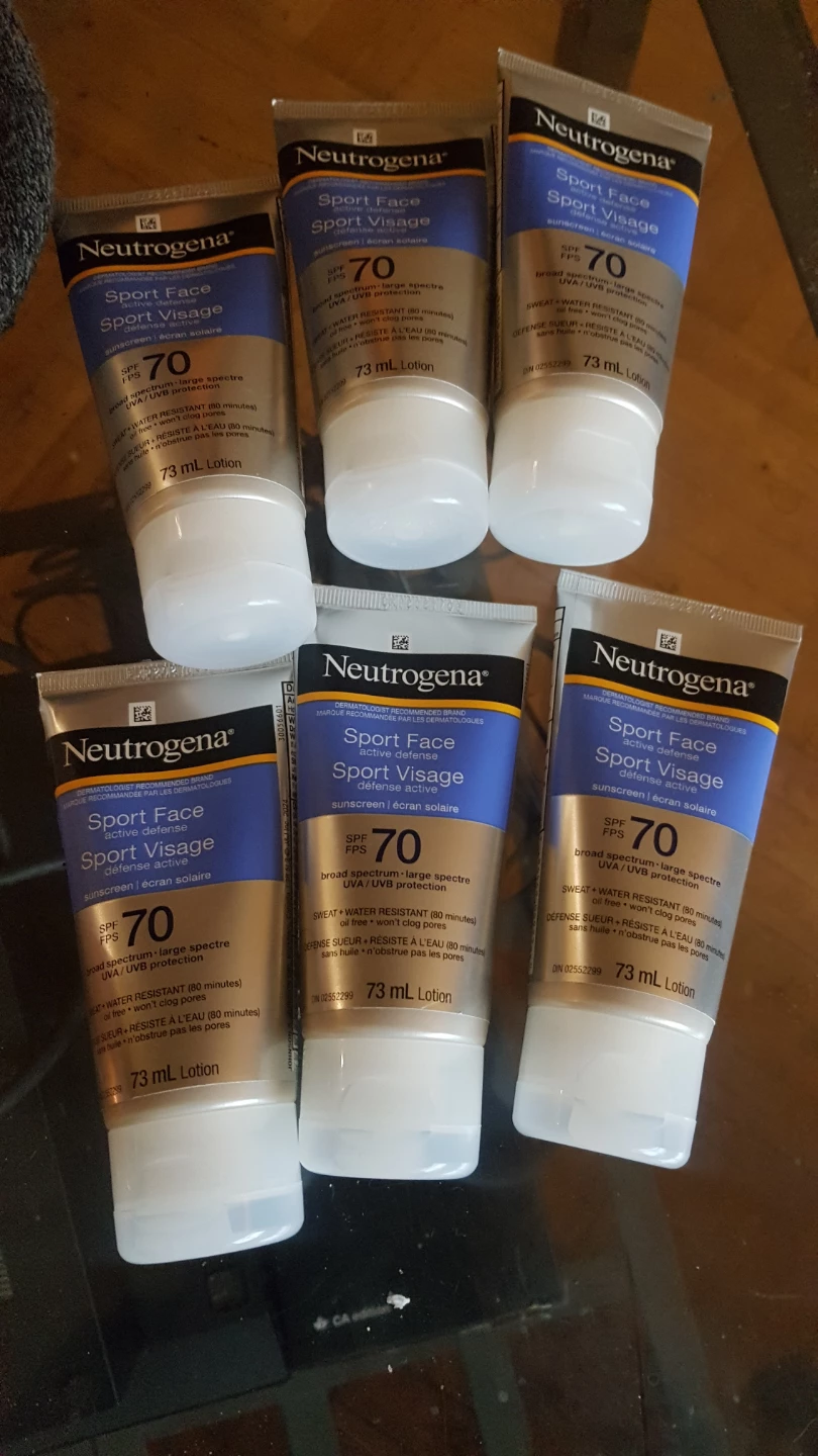 Neutragena SPF 70 sunscreen