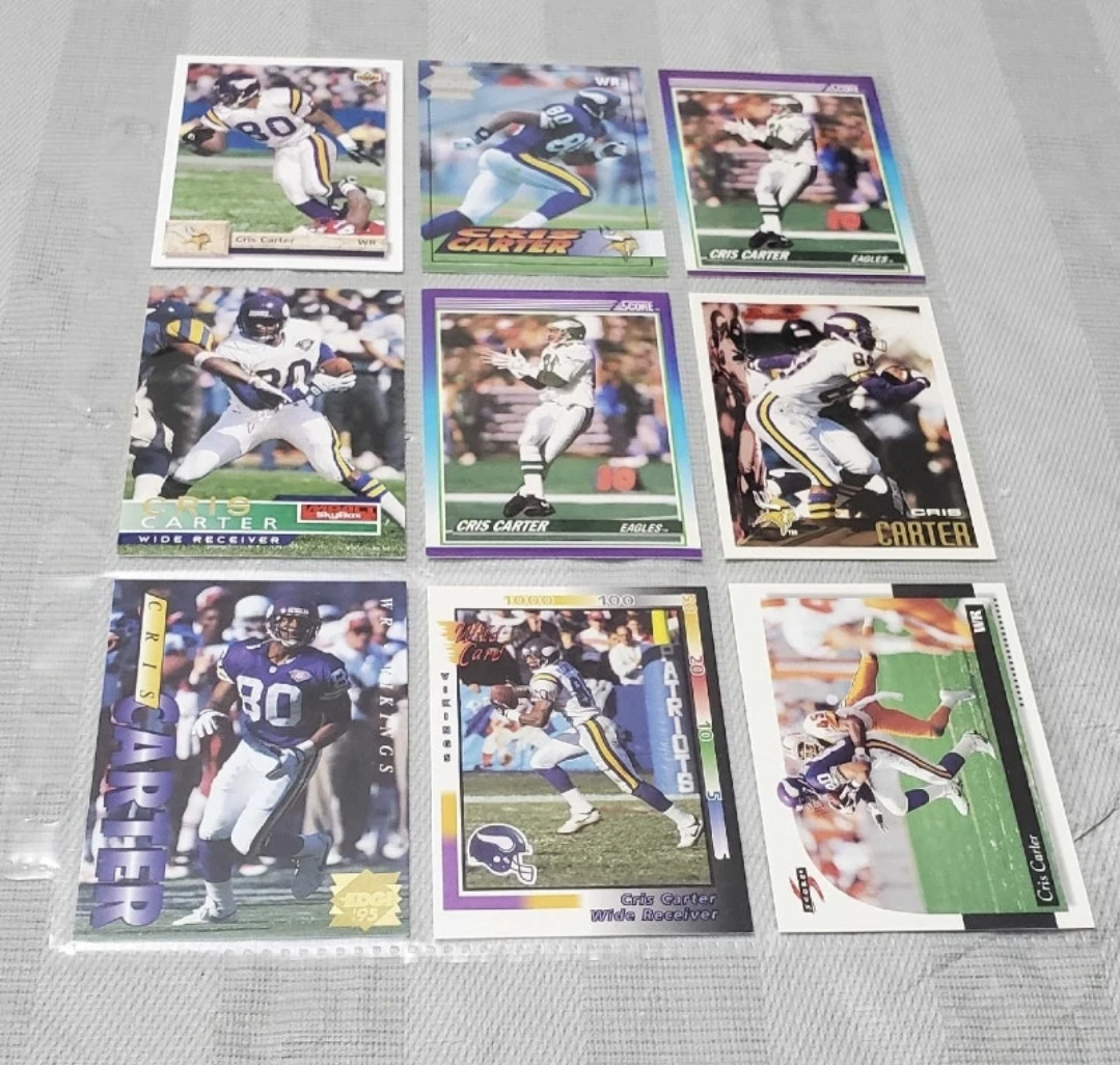 33 Cards NFL HOF Chris Carter - photo 2