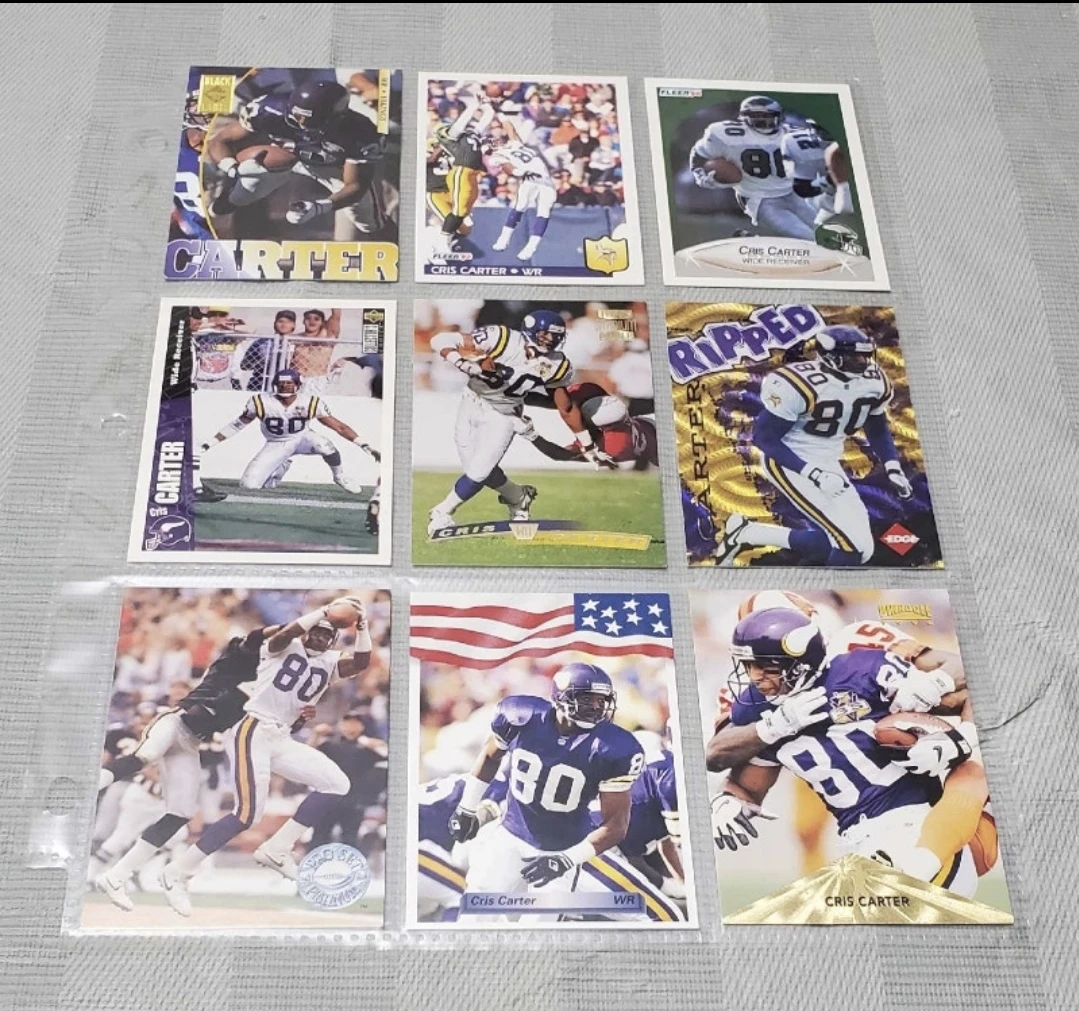 33 Cards NFL HOF Chris Carter - photo 4