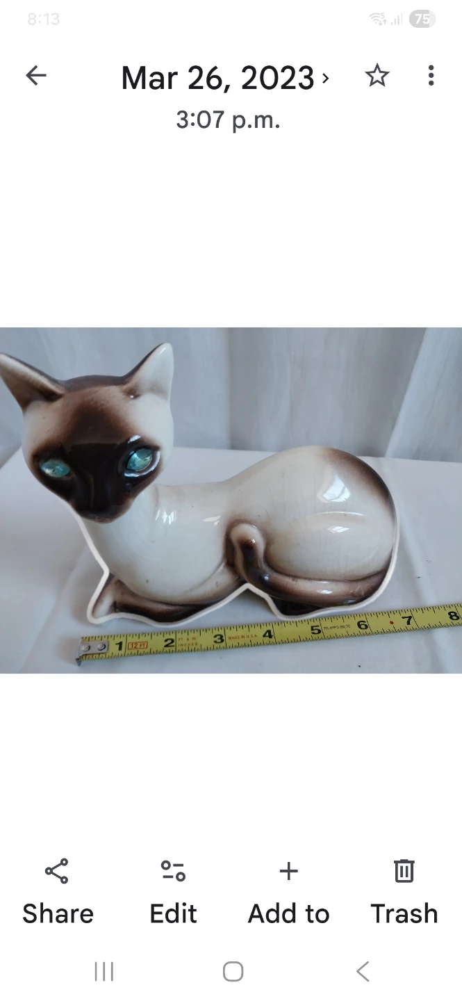 Vintage Siamese Cat Figurine. Pick up only. - photo 2