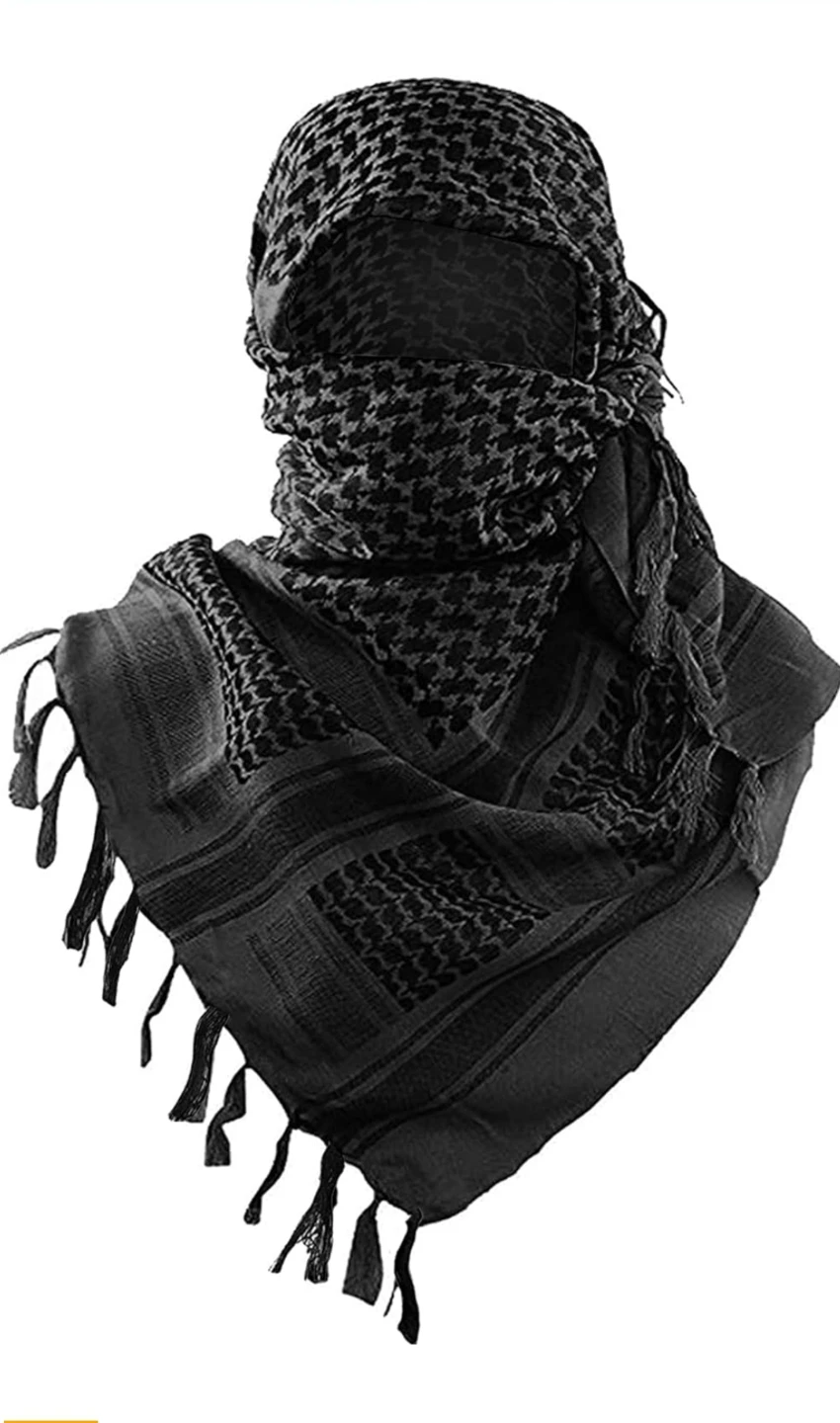 Keffiyeh Scarf - Black