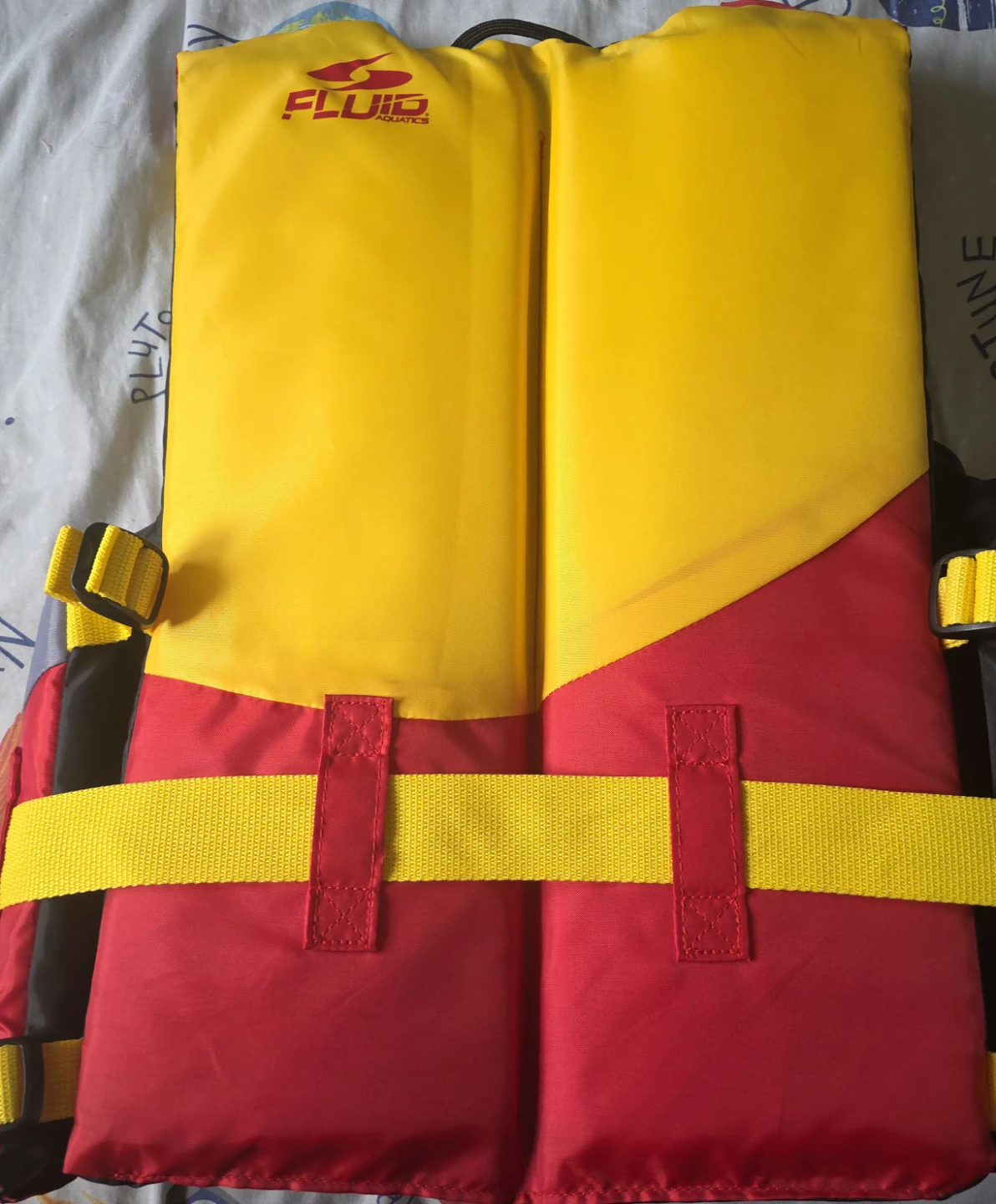 Fluid Aquatics Adult Life Vest - Red/Yellow/Grey - photo 3