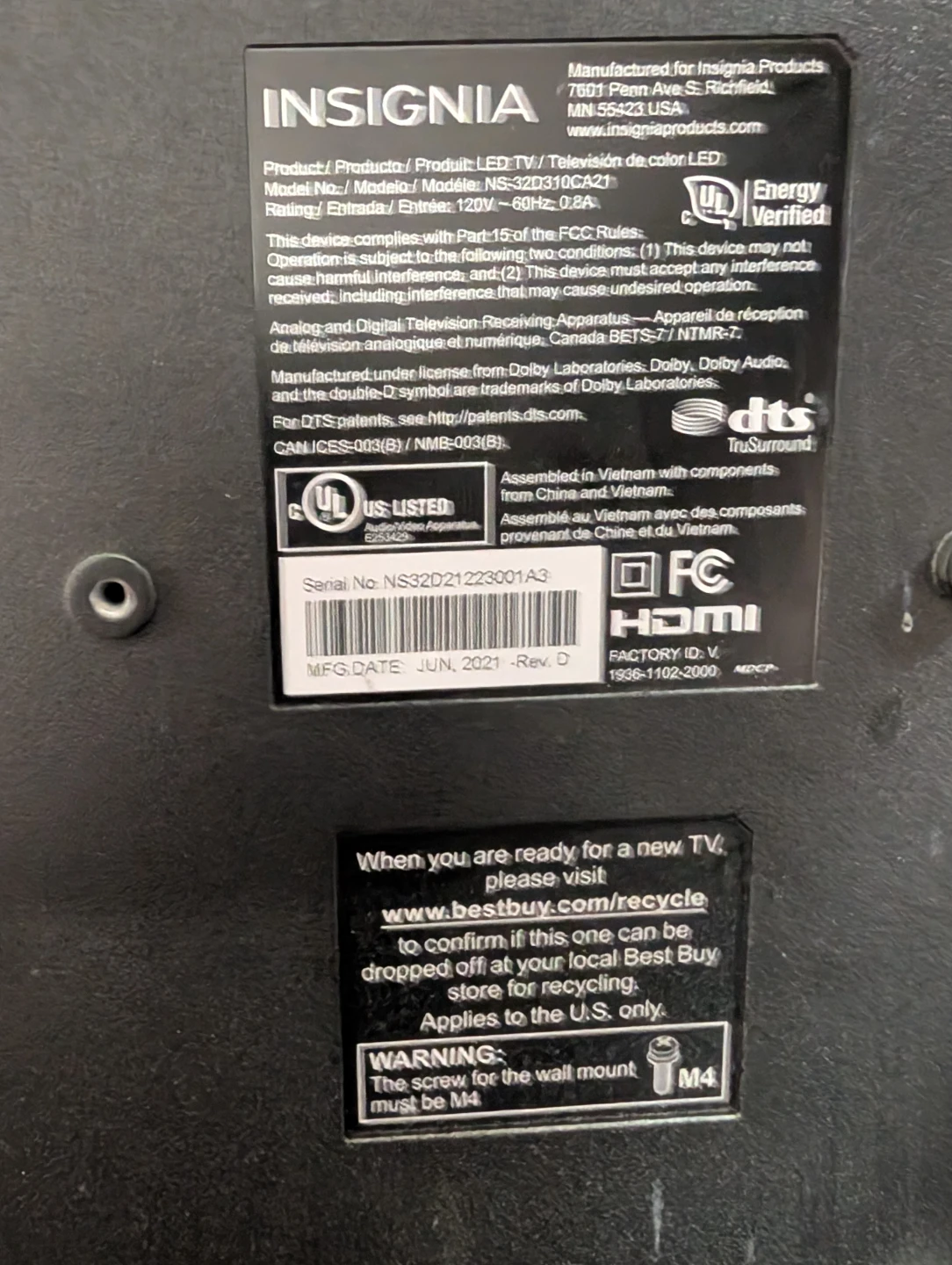 28 inch tv works great no remote $20 - photo 2