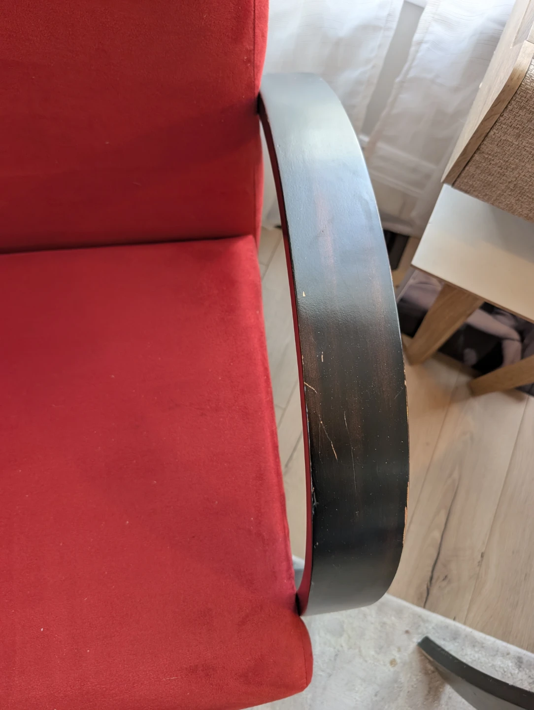 Set of 2 Red Armchairs - photo 4