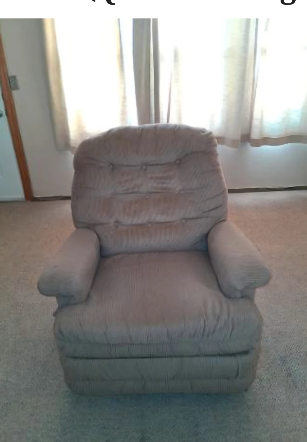 Tan Recliner Chair