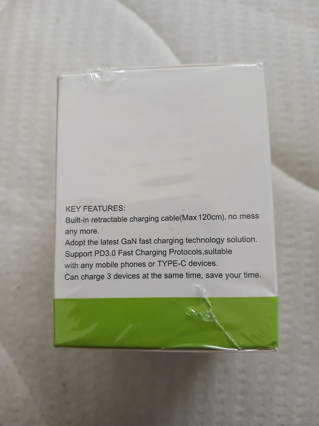 W&O F5 GaN 3-In-1 120W Retractable Cable Charger - photo 4