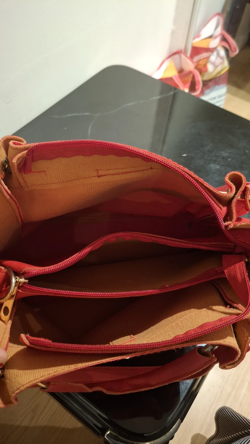 Red Leather Handbag - photo 3