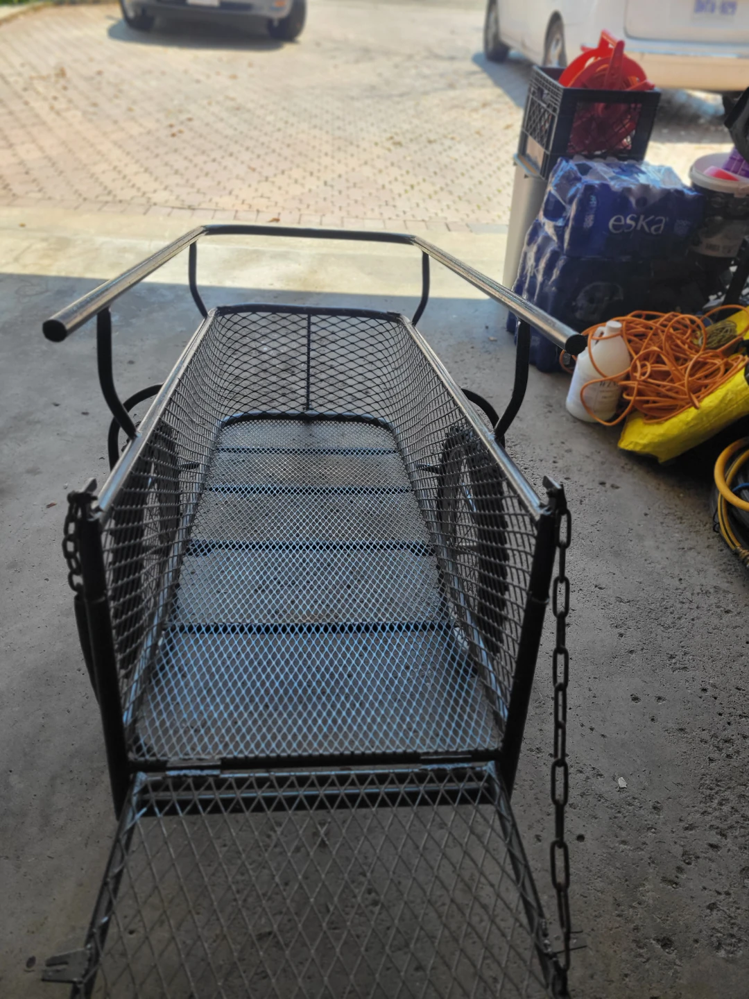Heavy-Duty All-Steel Cargo Bicycle Trailer - photo 2