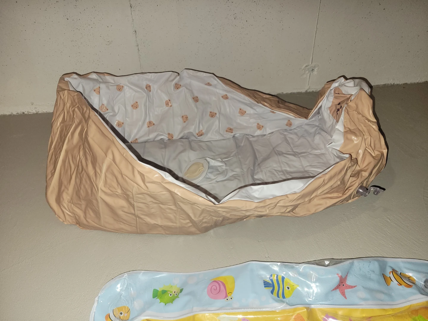 Inflatable Baby Play Mat and Bath Tub