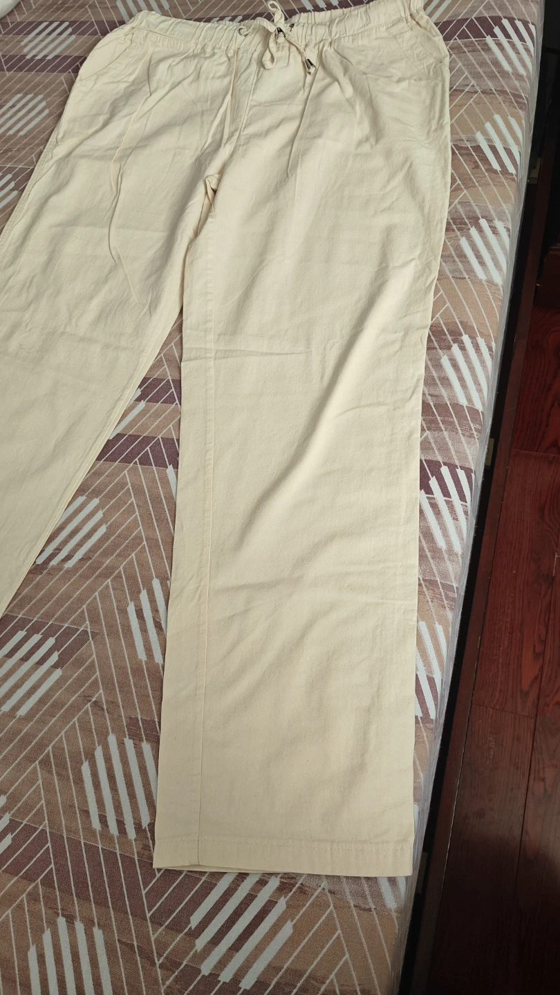 Light Yellow Drawstring Pants - photo 5