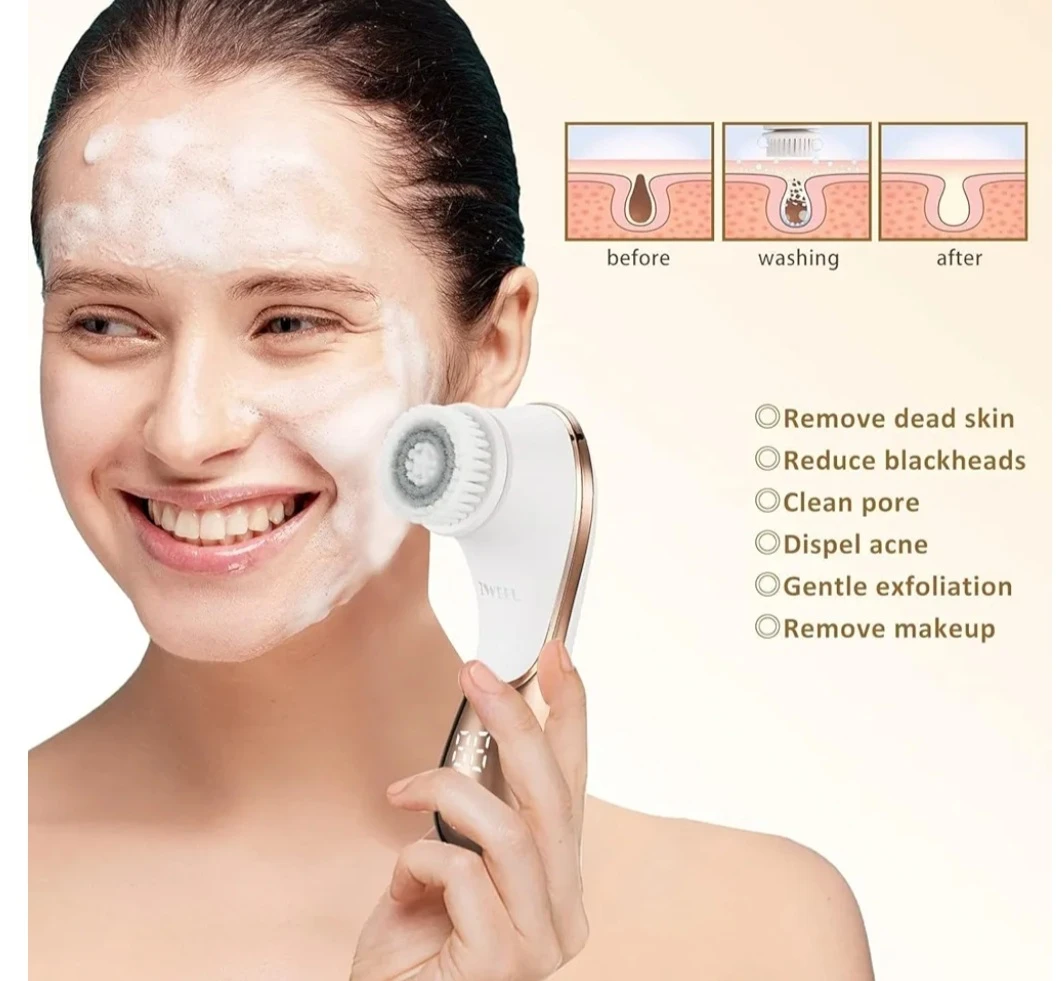Tweel Facial Cleansing Brush with 4 Brush Heads - photo 2