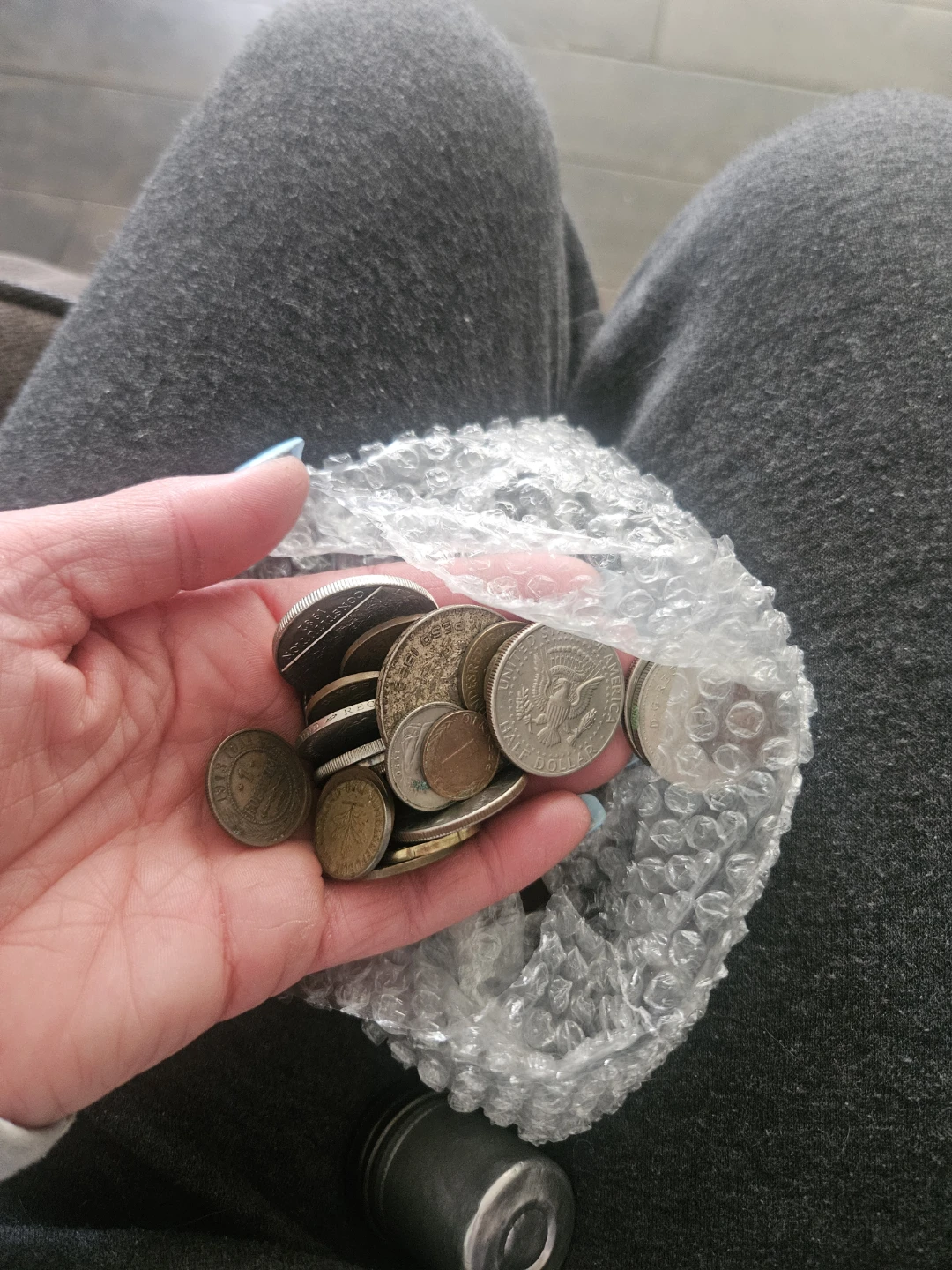 Collection of assorted coins