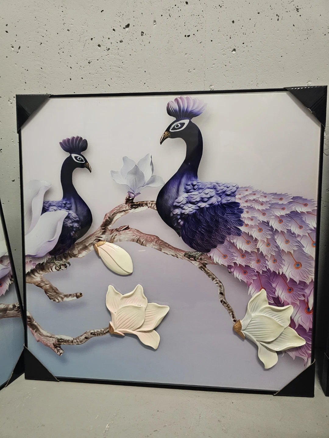 3D Peacock and Magnolia Wall Art Set - photo 3