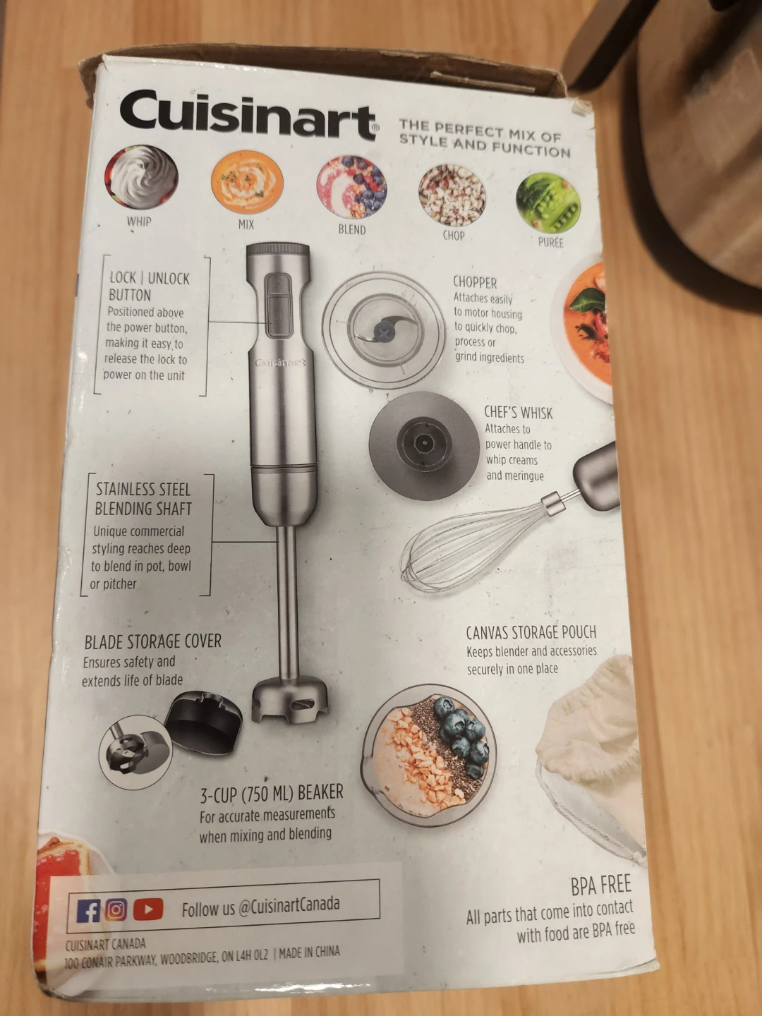 Cuisinart Smart Stick Variable Speed Hand Blender - photo 4