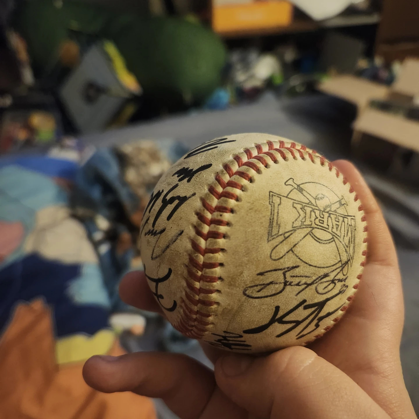 Signed Baseball (white socks) - photo 3