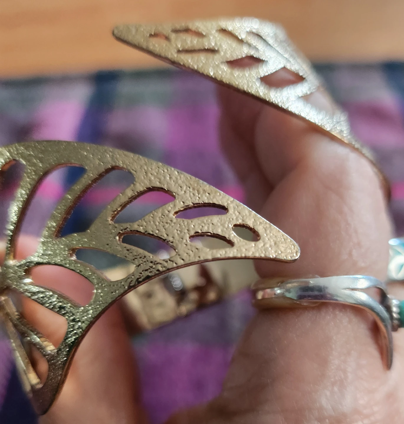 Cuff Leaf Bracelet Set. - photo 3