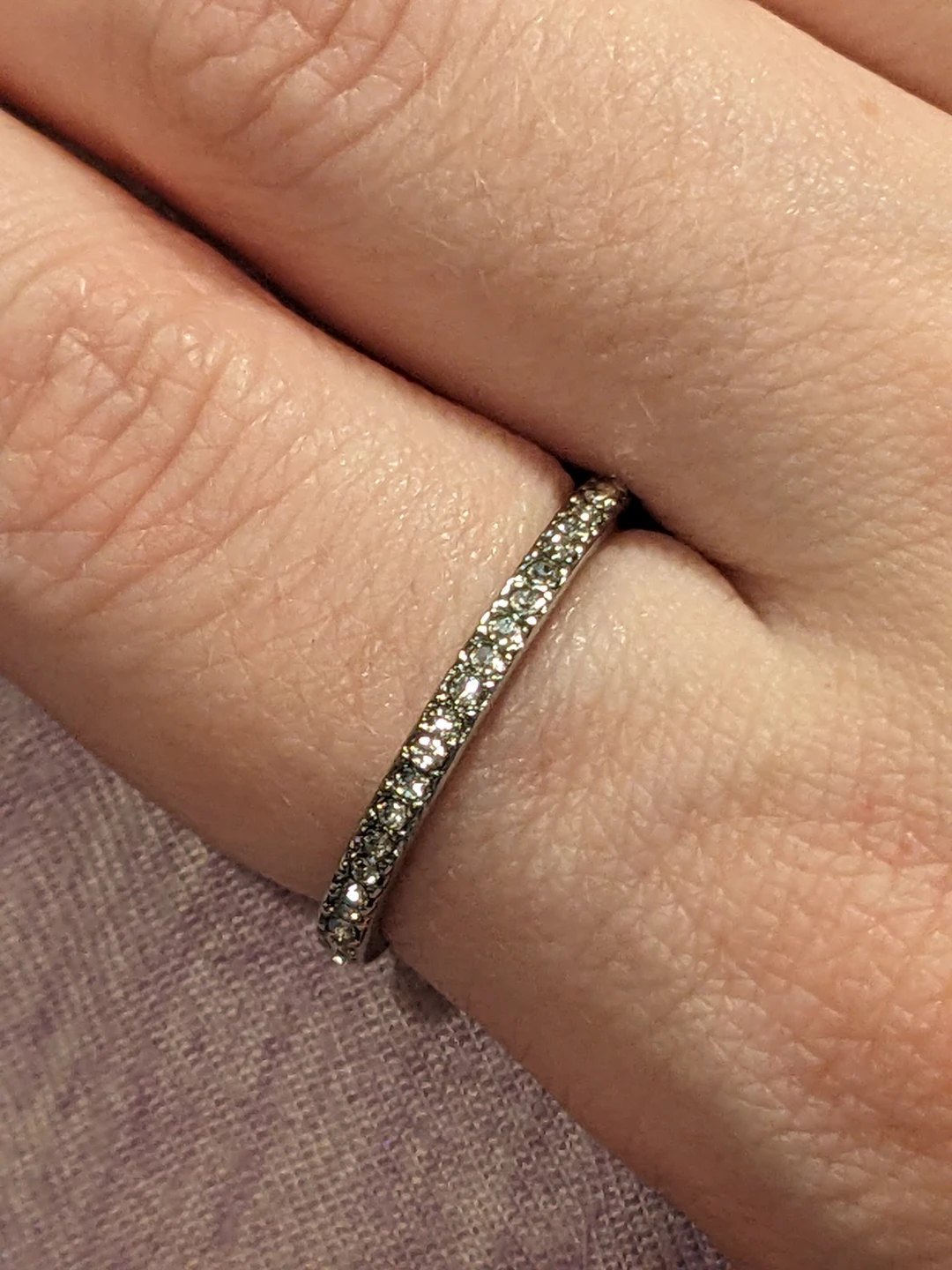 Size 7 Eternity Ring