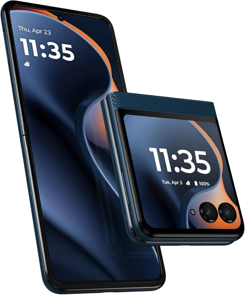 Motorola Razr 2025 foldable – dark blue, like‑new