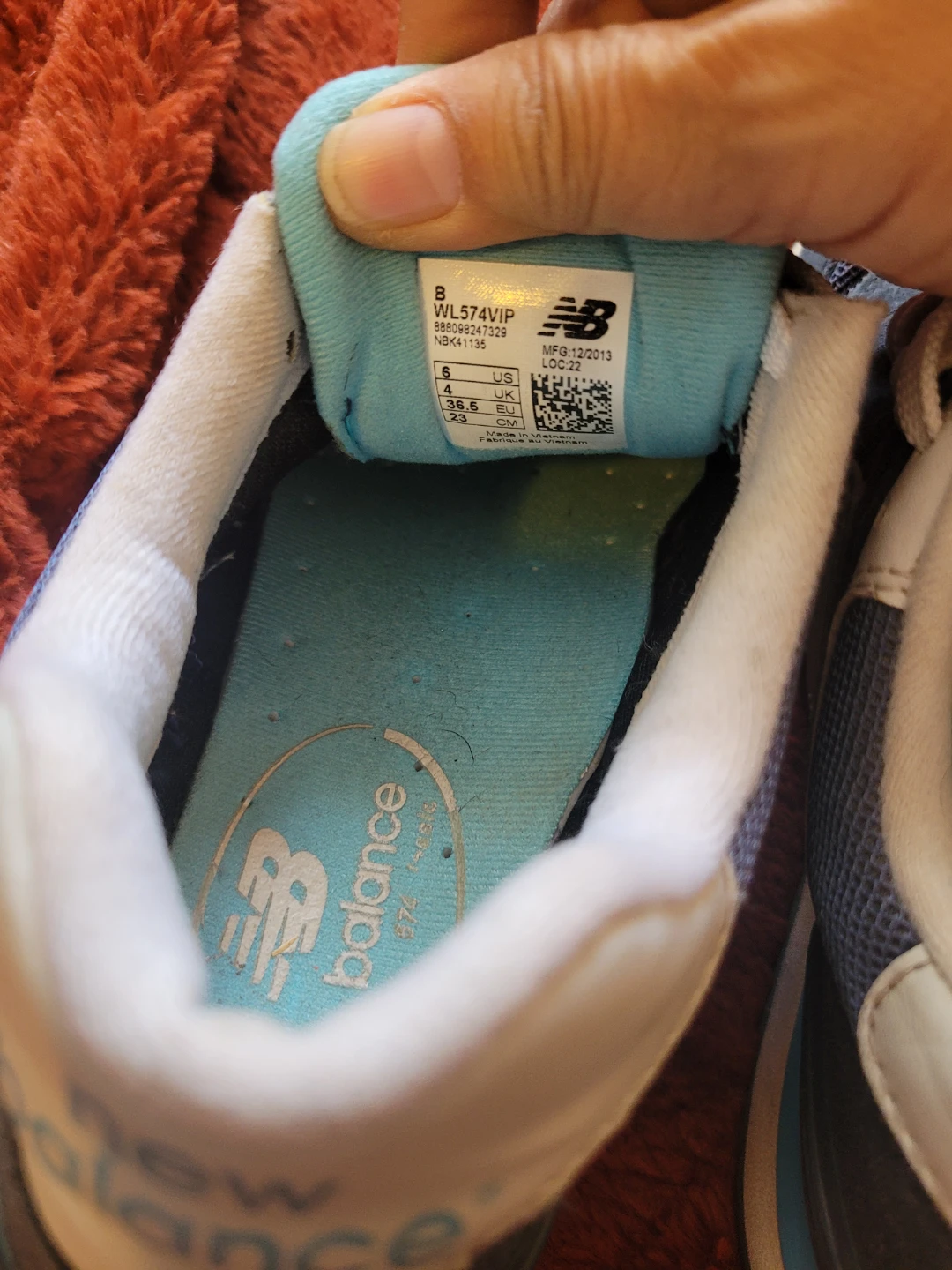 New Balance WL574VIP Women's Running Shoes - Size 6 - photo 3