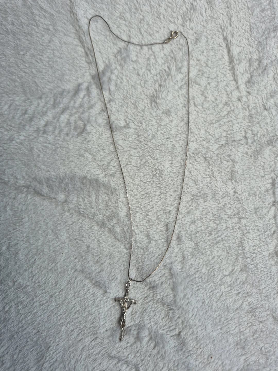 Sterling Silver Crucifix Necklace